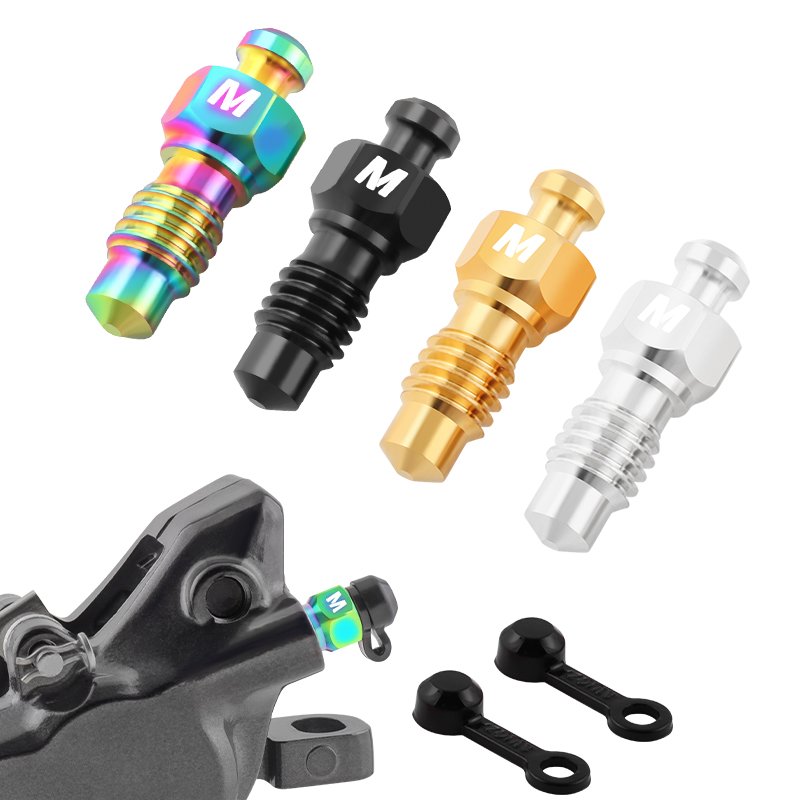 MUQZI MTB Bicycle Hydraulic Disc Brake Exhaust Screw Titanium Alloy Bike Brake Bleeding Bolt