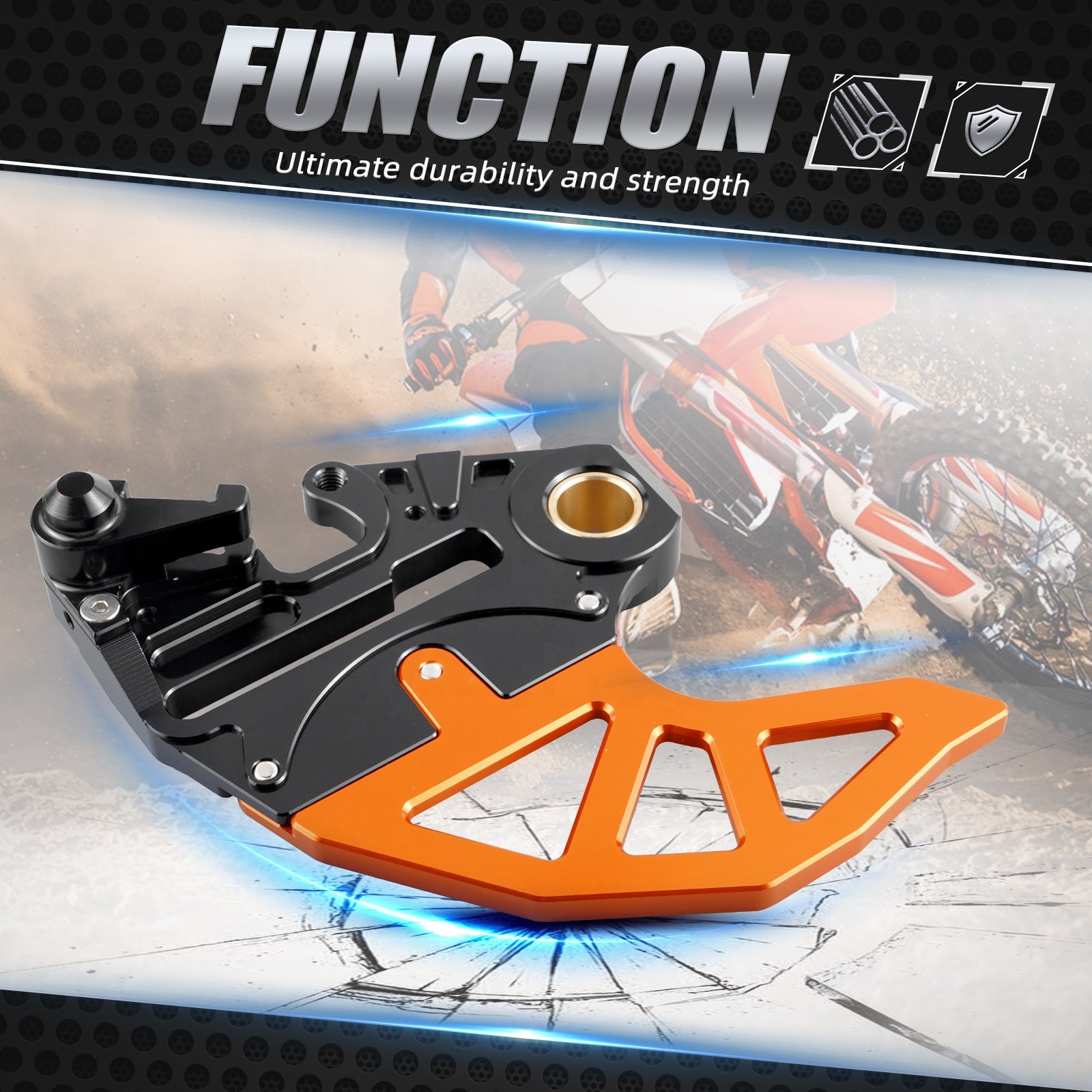 NiceCNC Dirt Bike Rear Brake Disc Guard for KTM 250SX-F 125SX 300EXC 530XC-W 350EXC-F 2004-2019 2020 2021 2022