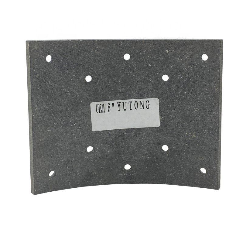 Hamako Auto Parts Brake Lining Truck Front and Back Brake Pad Lining Brake Pads for 6"Yutong