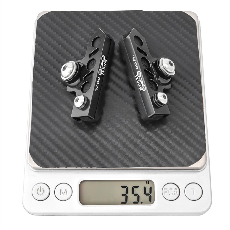 MUQZI Road Bike Brake Shoes Pads Folding Bicycle C-brake Caliper Braking Shoes Holder Extender for Aluminum Alloy & Carbon Wheel