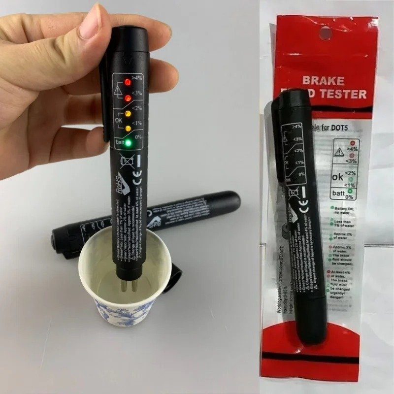 Car Brake Fluid detector pen/Brake Fluid detector Brake Fluid Tester Fo r DOT3