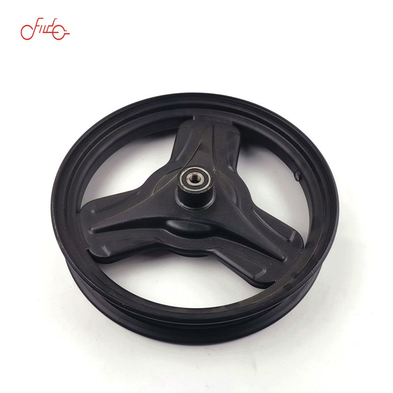 High Quality 14 Inch 2.5 Front Wheel Steel Rim Battery Car Vacuum Tire Iron Ring Drum Brake Wheel for Electric Motorcycle Direct