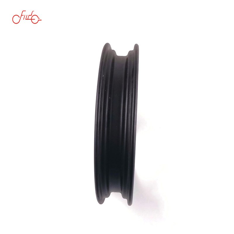 High Quality 14 Inch 2.5 Front Wheel Steel Rim Battery Car Vacuum Tire Iron Ring Drum Brake Wheel for Electric Motorcycle Direct