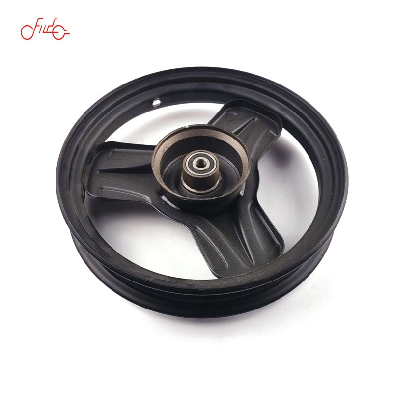 High Quality 14 Inch 2.5 Front Wheel Steel Rim Battery Car Vacuum Tire Iron Ring Drum Brake Wheel for Electric Motorcycle Direct