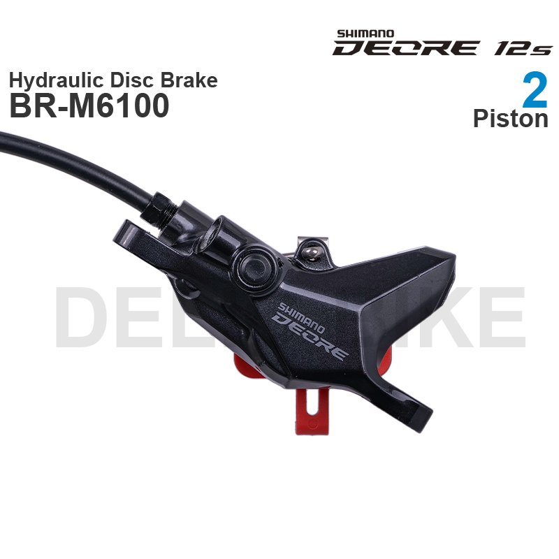 SHIMANO DEORE M6100 M6120 Hydraulic Disc Brake Groupset with M6100 Brake Lever and BR-M6100 or M6120 Brake Caliper assembled