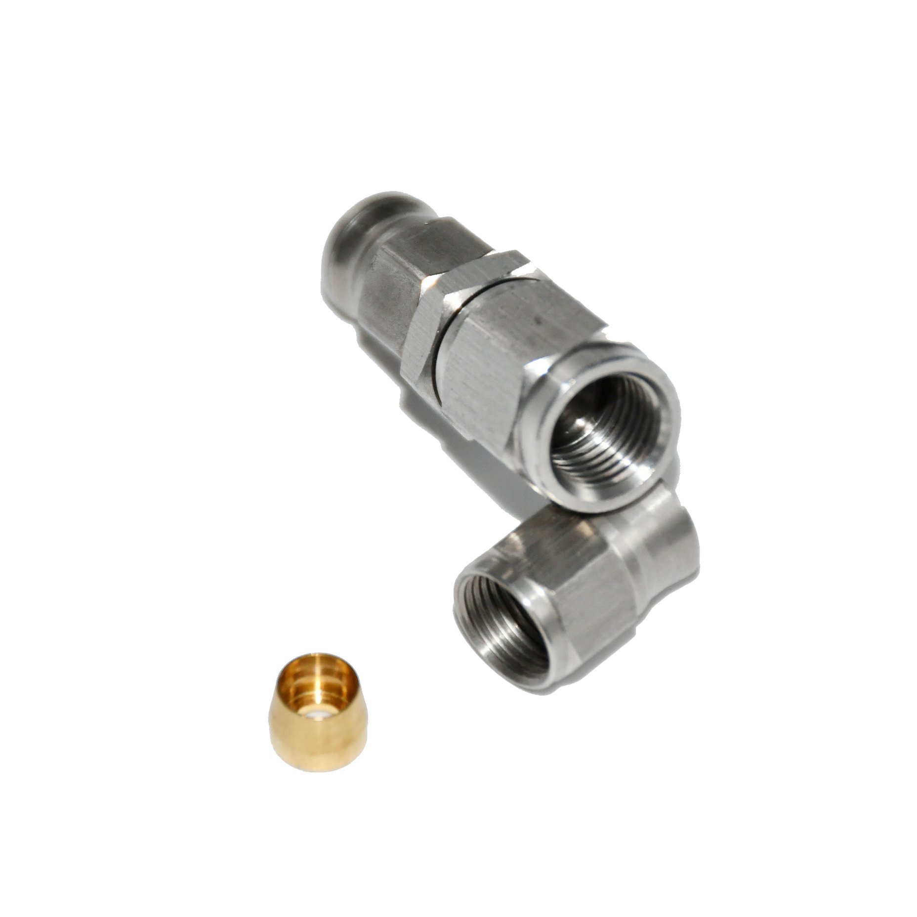 High Quality An3 3an An-3 3/8-24unf Straight Stainless Steel Female Swivel Brake Hose End Fittings for Ptfe Brake Oil Line Hose