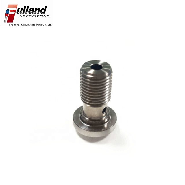 High Performance Brake Fittings Single Banjo Bolts America Standard Threaded Hollow Hex Bolts