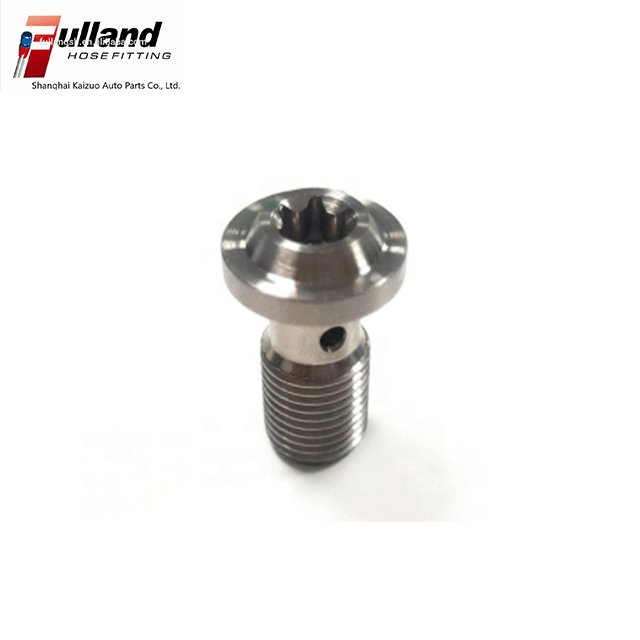 High Performance Brake Fittings Single Banjo Bolts America Standard Threaded Hollow Hex Bolts