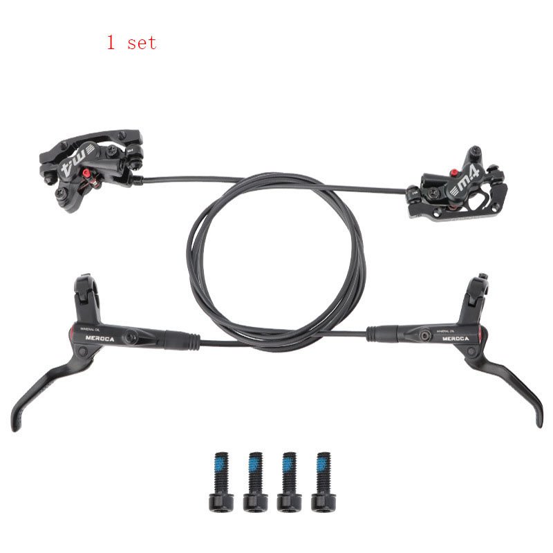 MEROCA M4 Mountain Bike MTB Hydraulic Disc Brake 4-Piston Caliper Hydraulic Disc Brake MTB MT420