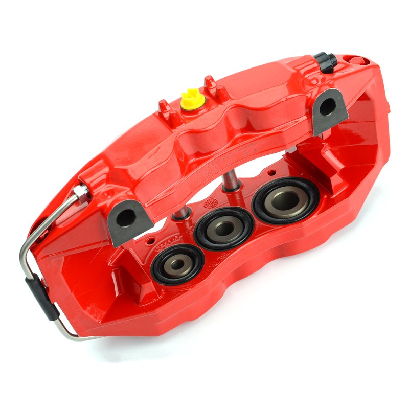 6 POT Brake Caliper Kit Front Caliper Kit Big Brake 355x28MM Disc Rotor Performance for Passat B6 B7 2005-2016 18Inch Wheels