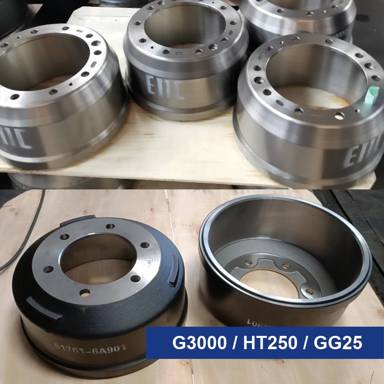 High Quality Brake Drum Trailer Truck Parts 6244210201 6584210001 for Mercedes Benz Heavy Duty Drum Brake Rotor