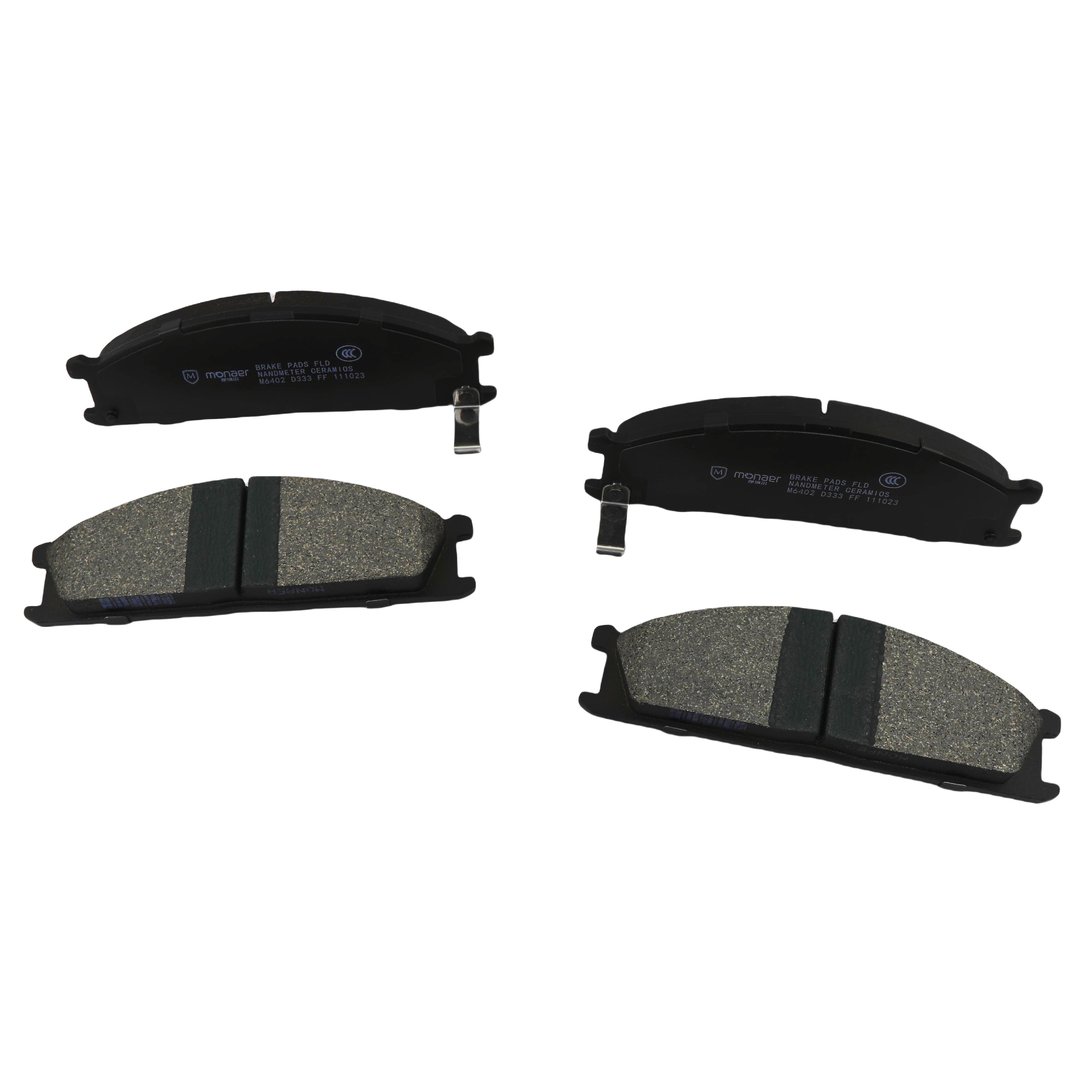Monaer Brake Pads D333 Ceramic Front Brake Pad for Nissan/Subaru Auto Parts