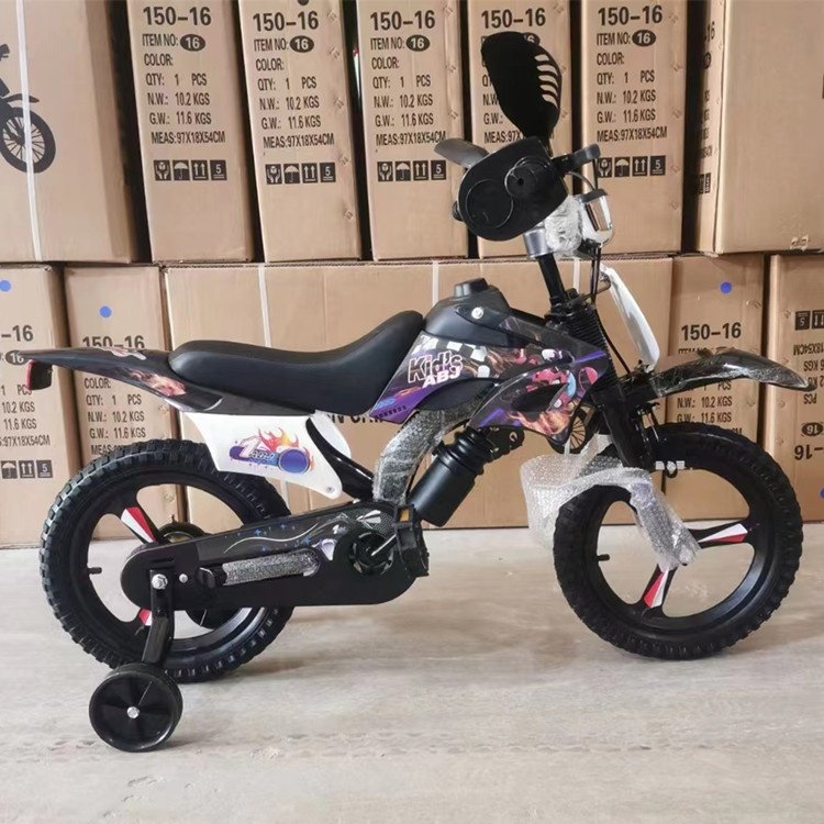 China Factory Supplier CE Approved Carriage Small Bike for Kids Bicicleta 12 COOL Kid Bicycle with Helmet School Bag Mirror