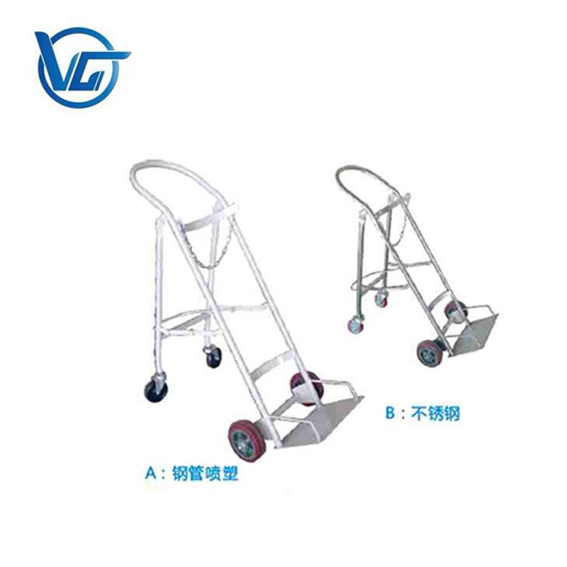 Hospital Oxygen Bottle Cart Gas Cylinder Trolley