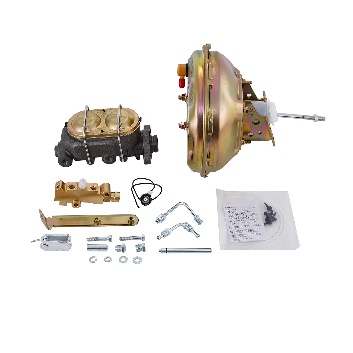 Brake Booster / Master Cylinder Conversion Kit Disc/Disc For 67-72 GM A/F/X Body BCK-050