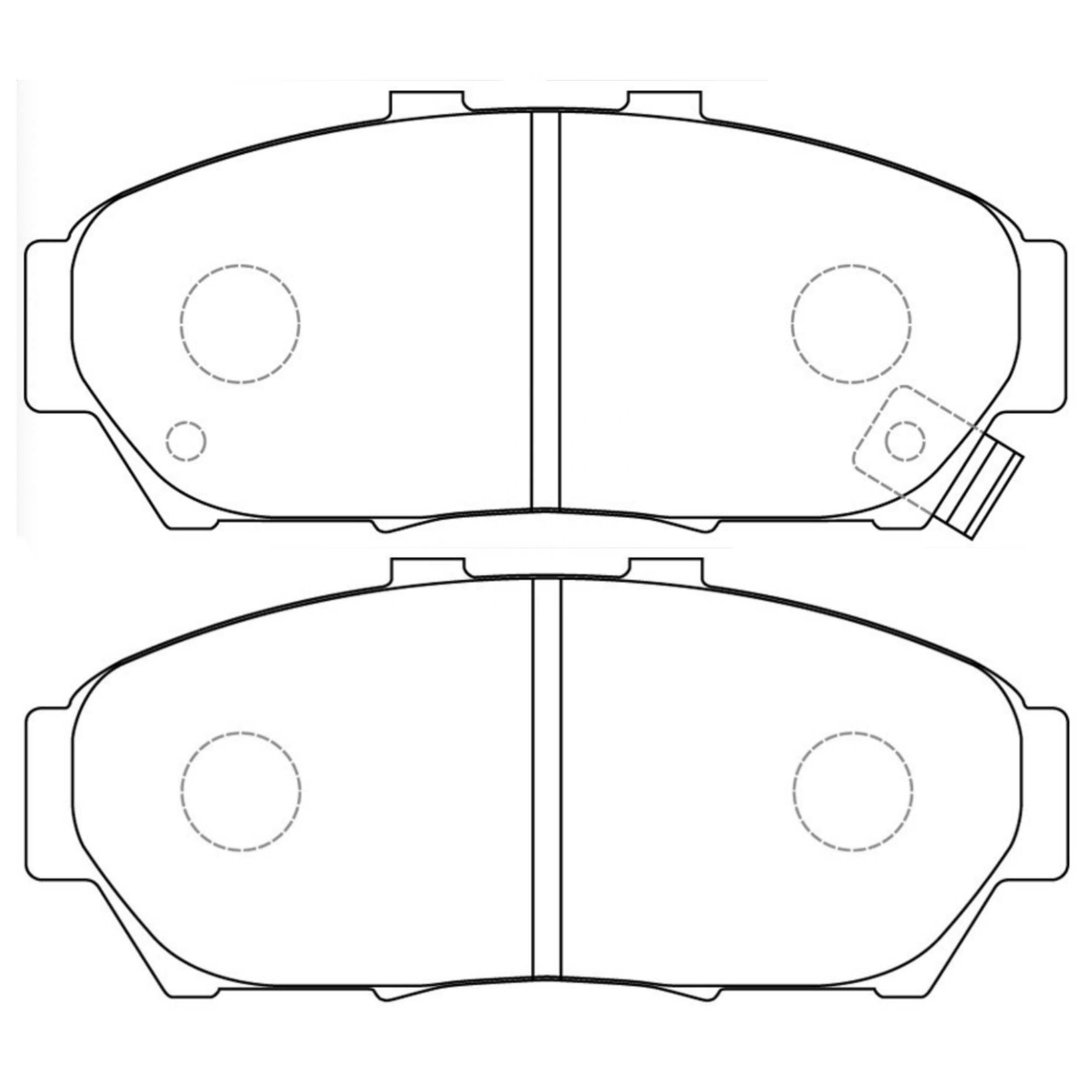 High Performance Factory Auto Parts Brake Pads (Pastillas De Freno) OEM Disc D617/wva 23566/23567/23568 Is Front Axle Brake
