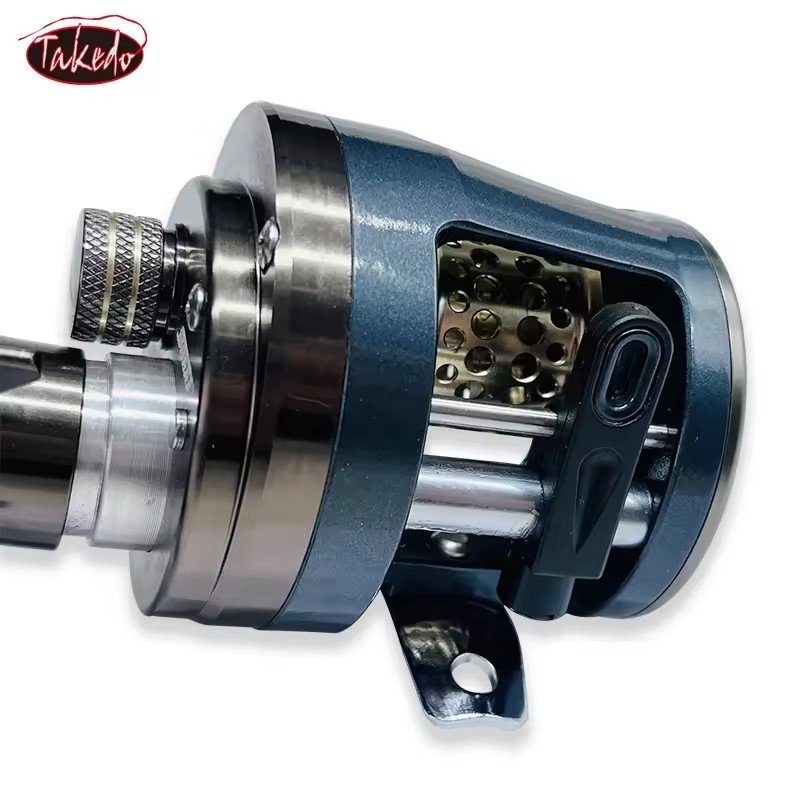 TAKEDO ST07 Baitcasting Fishing Reel 11+1B 6.2:1 Super Light Slip Bait Wheel Brake Reels Rocker for Fishing