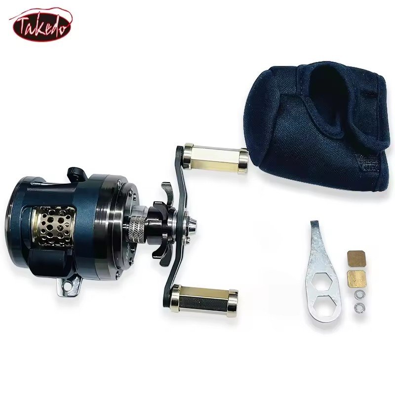 TAKEDO ST07 Baitcasting Fishing Reel 11+1B 6.2:1 Super Light Slip Bait Wheel Brake Reels Rocker for Fishing