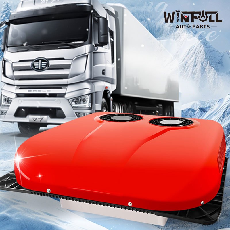 Hot Sales Rooftop R410a 8200 BTU Air Conditioner 24V Campervan AC for Van Golf Carts Excavators Caravan Buses RV