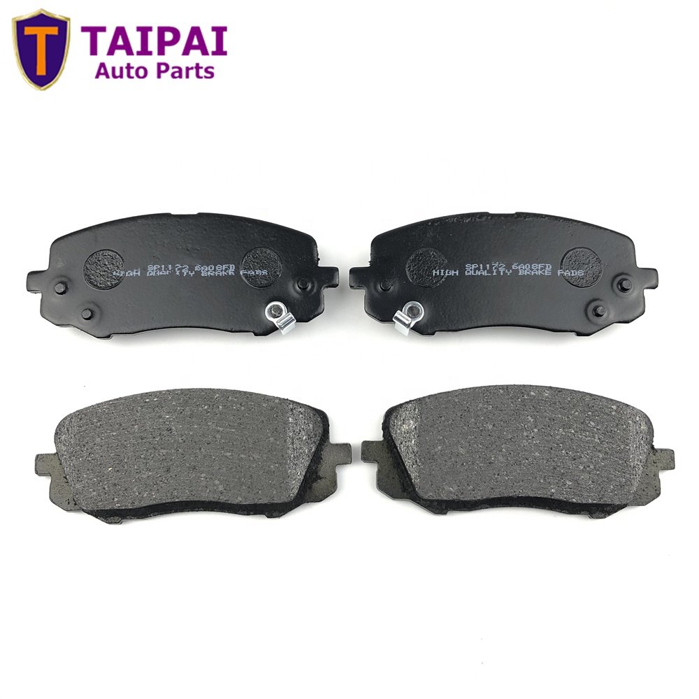 No Noise Brake Pad High Quality Factory SP1172 D1601 58101-07A00 Korean Auto Parts PICANTO I10 Brake Pads Kit for HYUNDAI KIA