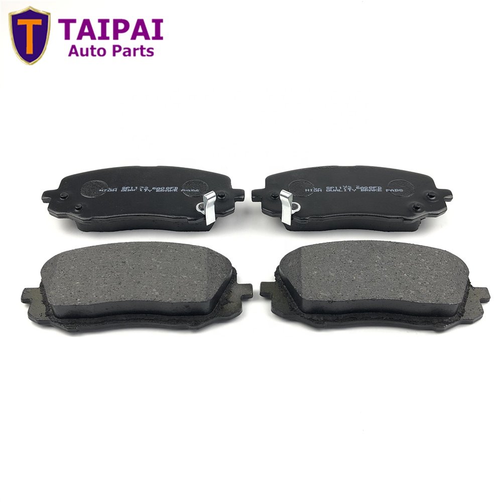 No Noise Brake Pad High Quality Factory SP1172 D1601 58101-07A00 Korean Auto Parts PICANTO I10 Brake Pads Kit for HYUNDAI KIA