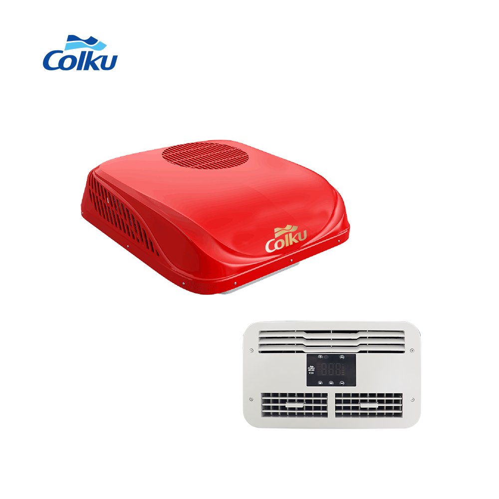 New 12V Rooftop Air Conditioner with 24V Parking Feature Compressor & Evaporator Included for Truck RV Camper Van & Car