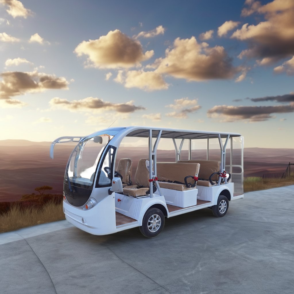 Eco Friendly Open Style Modern Fashion 11seats 14 Seats Electric Sightseeing Bus