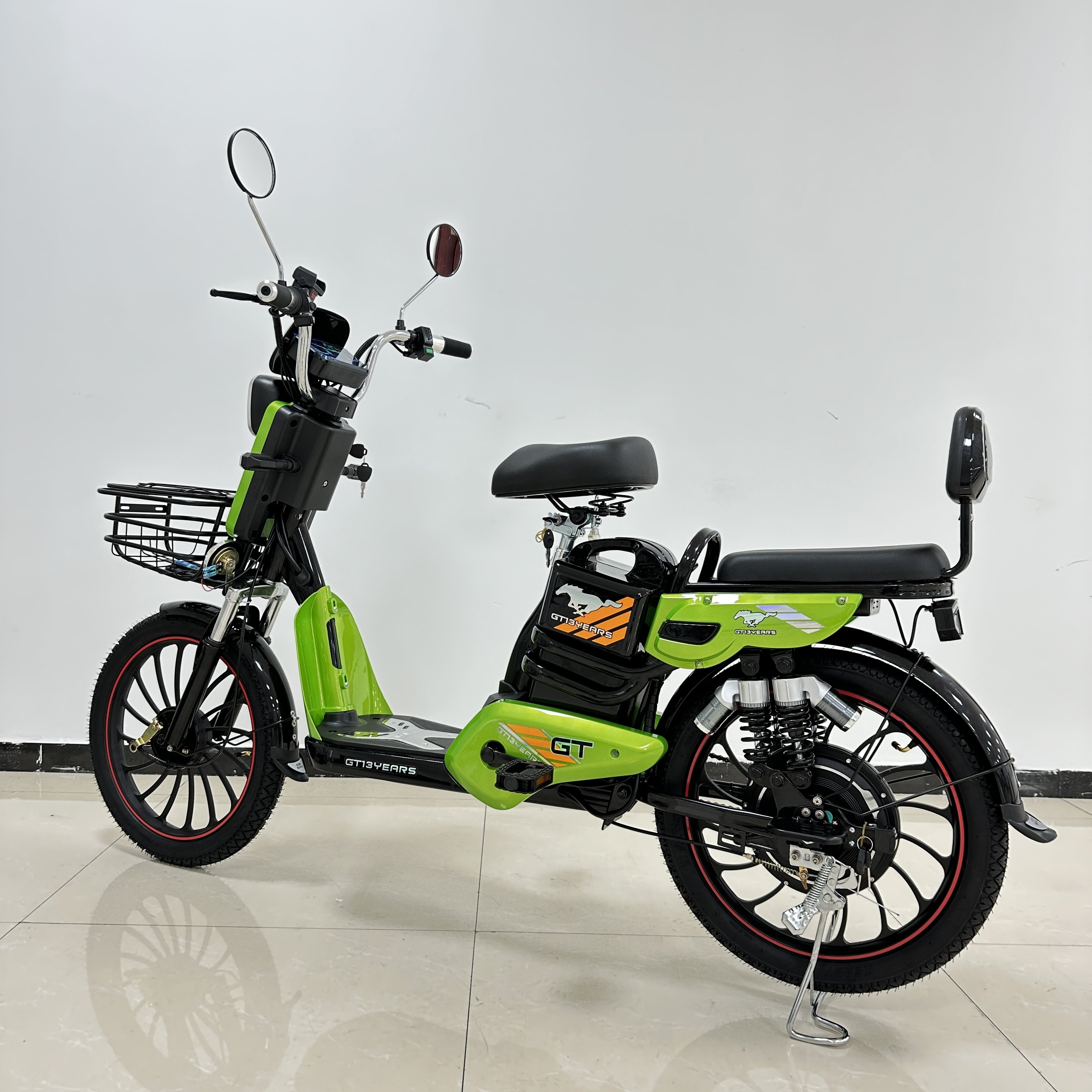 China Factory Directly Supply Custom Central Motor 350W48V12Ah Drum Brake 20 Inch Tire Electric Bicycle
