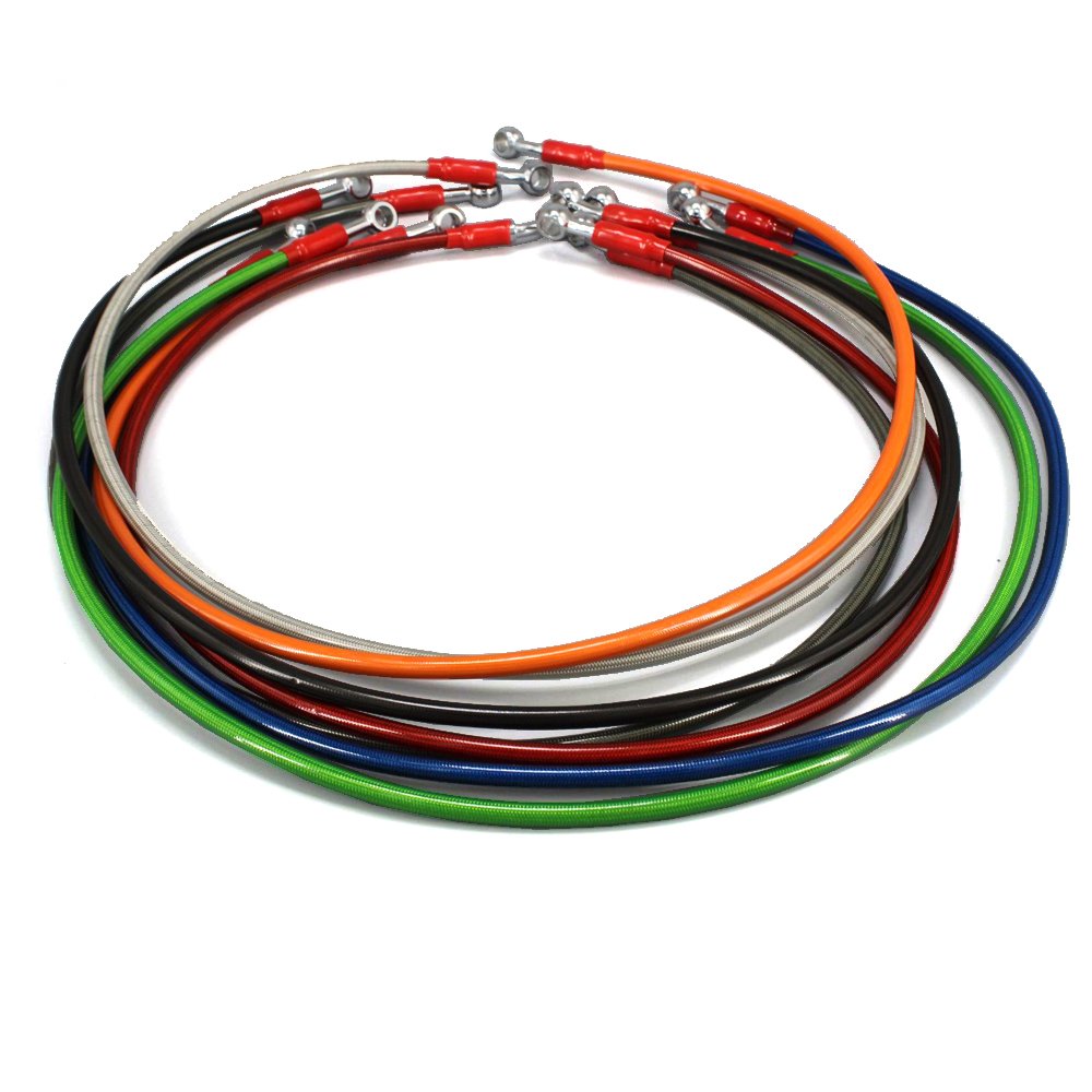 DOT Certified Stainless Steel Braided Nylon/PTFE Brake Hose Hydraulic Motorcycle Brake Hose