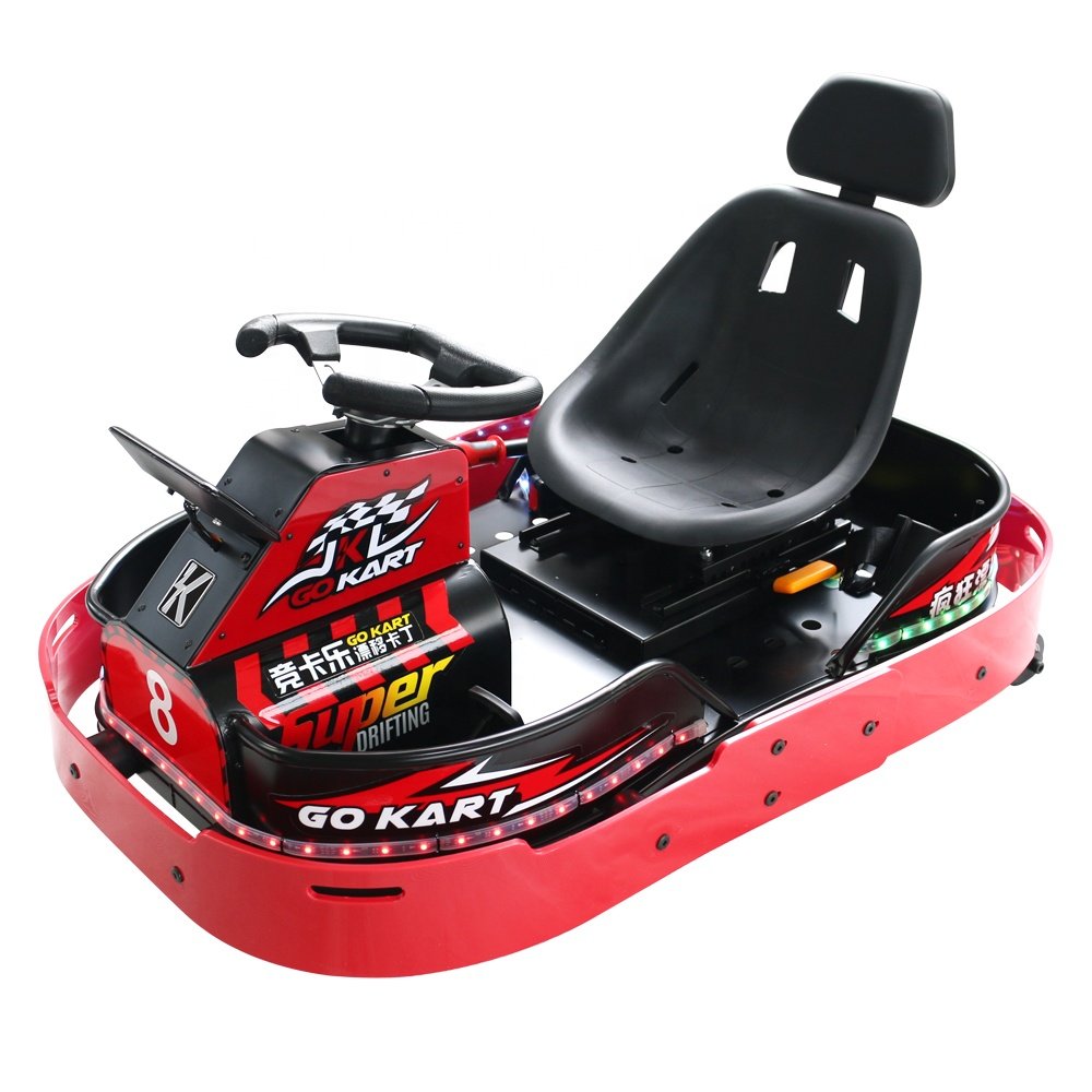 New Outdoor Electric Drift Bumper Cars Crazy Kart for Kids Adults Track Chain Drive Pull-Start Amusement Park Bumper Cars