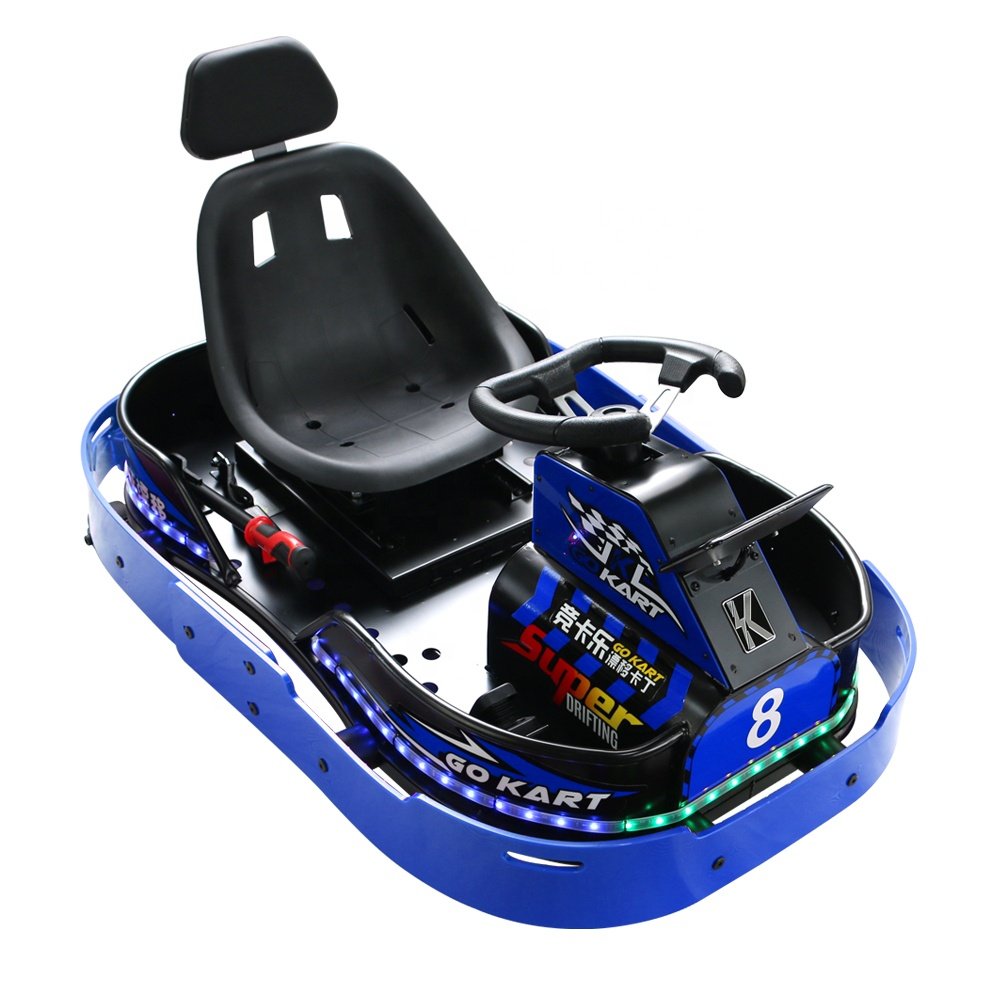 New Outdoor Electric Drift Bumper Cars Crazy Kart for Kids Adults Track Chain Drive Pull-Start Amusement Park Bumper Cars