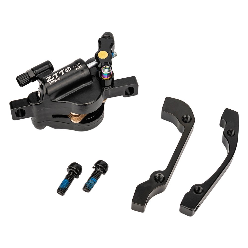 ZTTO 2022 New Line Pulling MTB Road Bike Hydraulic Disc Brake Calipers Front Rear Cable Control Bicycle 2 Piston Oil Brake