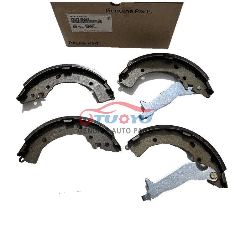 Auto Brake System Rear Right Brake Shoes Lining Kit 58350-H5A20 for Solaris 17 for Rio 17