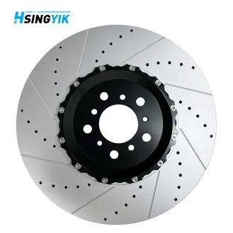 Hsingyik G3500 High Performance Drilled Slotted Customizable 2-Piece Brake Rotor for BMW
