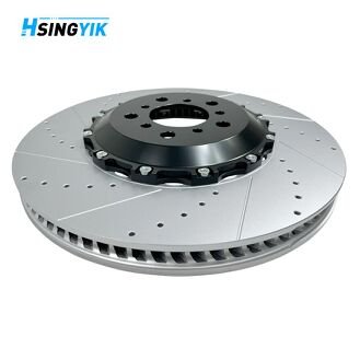 Hsingyik G3500 High Performance Drilled Slotted Customizable 2-Piece Brake Rotor for BMW
