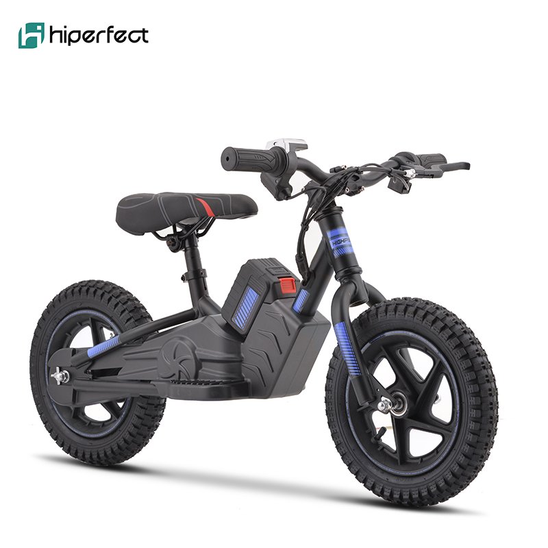 New 200W 24V 12" 12 Inch Children No Pedal Bicycle, Electric Powered Kids Baby Self Carbon Mini Kids Balance Bike