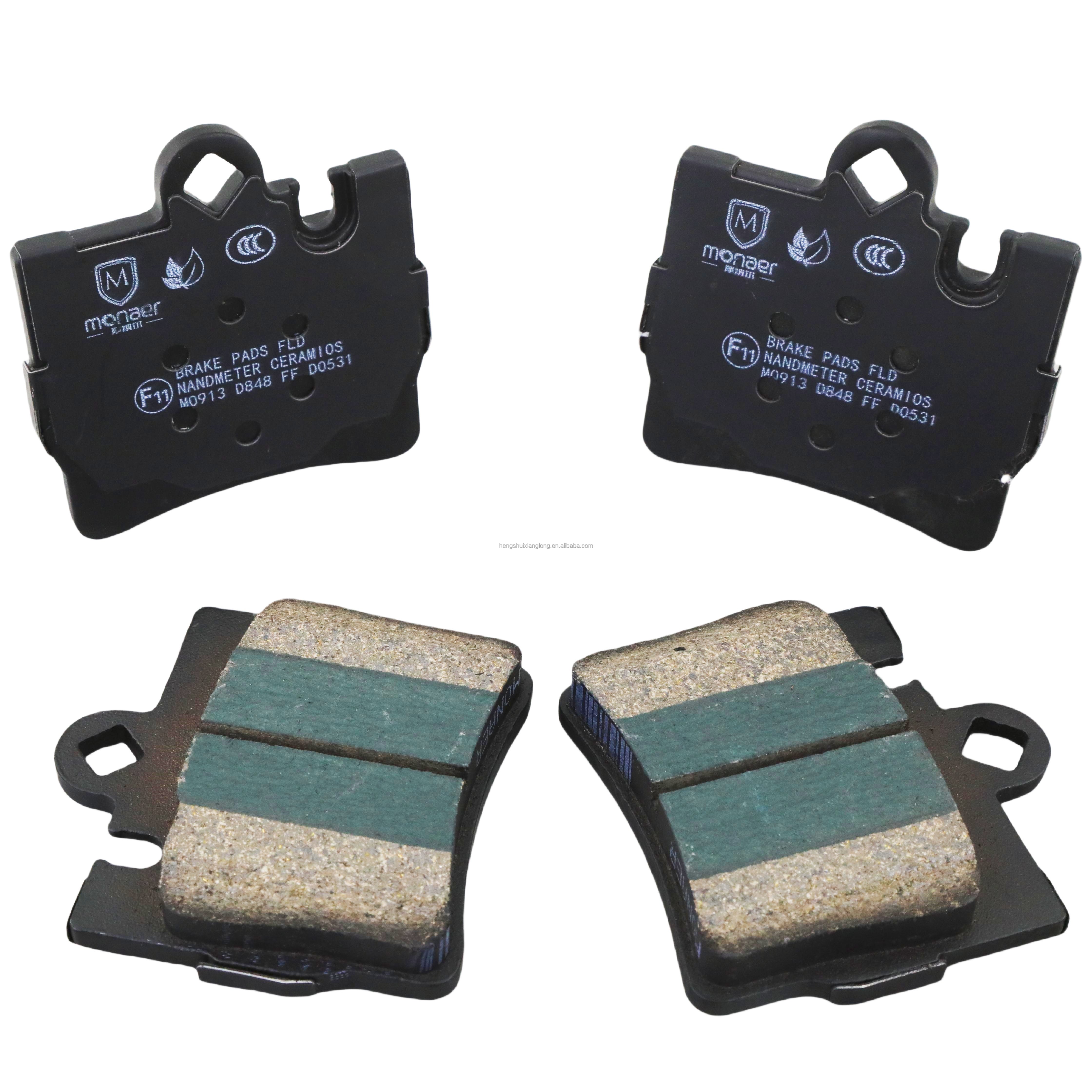 D848 Automotive Brake Pad Manufacturers Brake Pad Monaer Ceramic Brake Pads for Mercedes-Benz