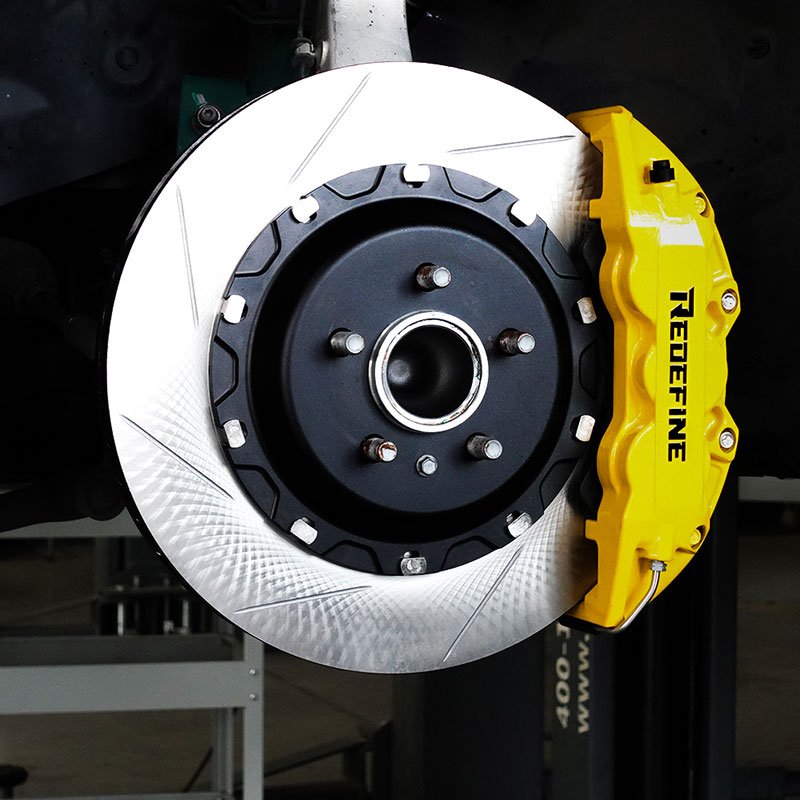 Forged Aluminum Alloy Independent R&D and Design 6 Pots Brake Caliper 6 Piston Brake Kit for Tesla Model 3 Y