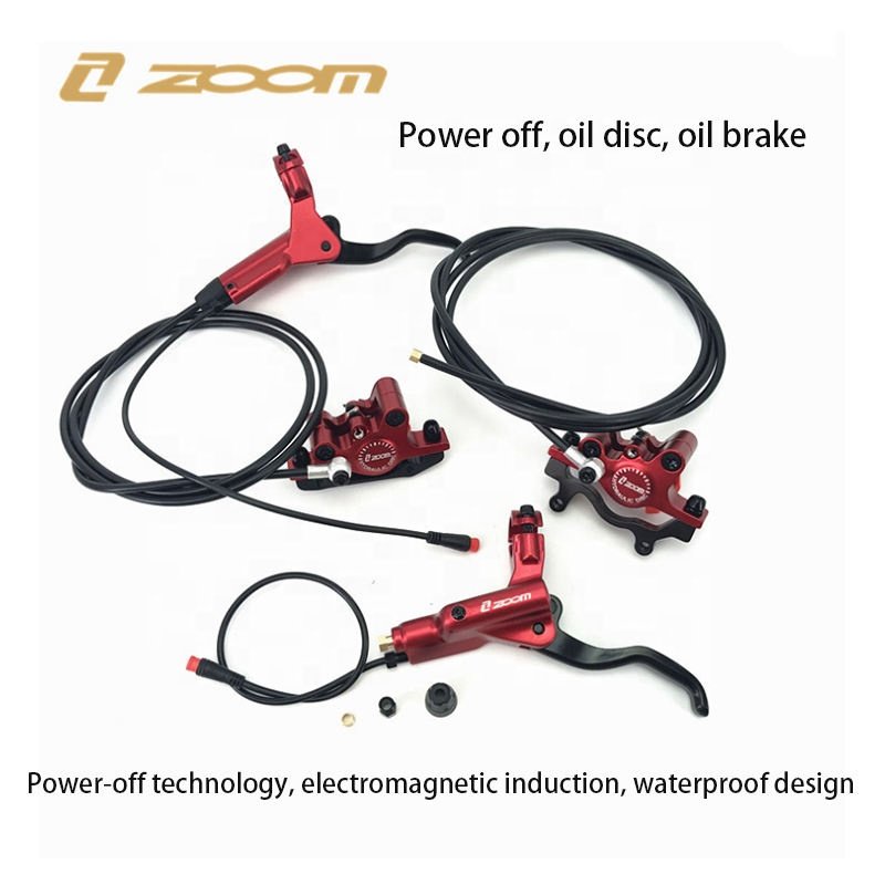ZOOM Disc Brake Electric Scooter Power Off Oil Brake Bicycle Oil Disc Brake for Folding Bike MTB Road Bike Electric Bikes 1kg