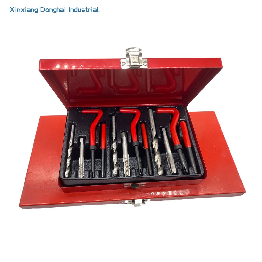 M10 * 1.5 Steel Wire Screw Insert Installation Kit Repair Vehicle Tool Set