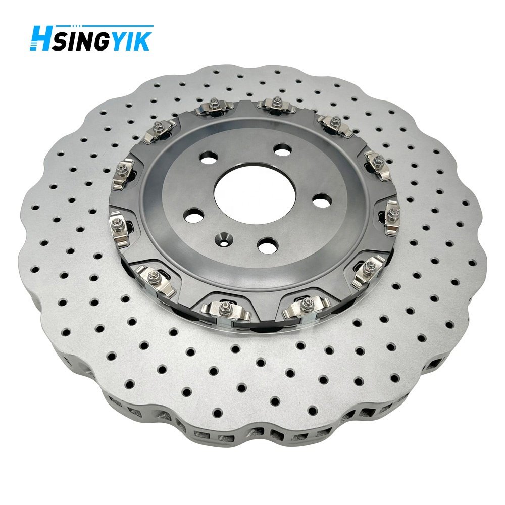 Custom Size Front OE 4G0615301E 390mm*36mm 2 Piece Brake Disc for Audi Rs6 RS7