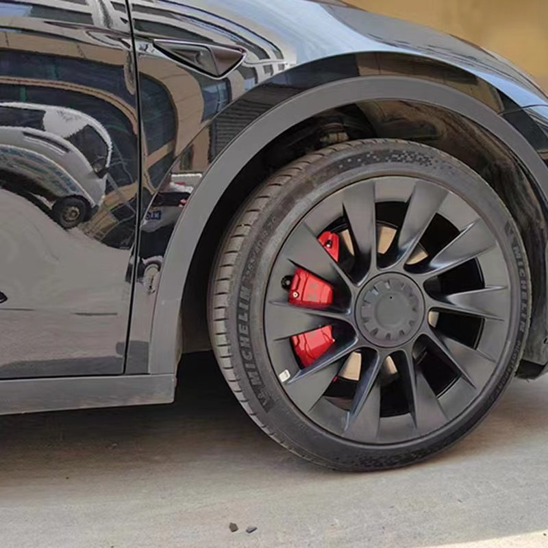 Brake Caliper Cover Fit for Tesla Model 3 Y Wheel Hub Set Car Calliper Brake Caliper Cover Accessories