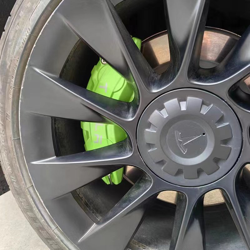 Brake Caliper Cover Fit for Tesla Model 3 Y Wheel Hub Set Car Calliper Brake Caliper Cover Accessories