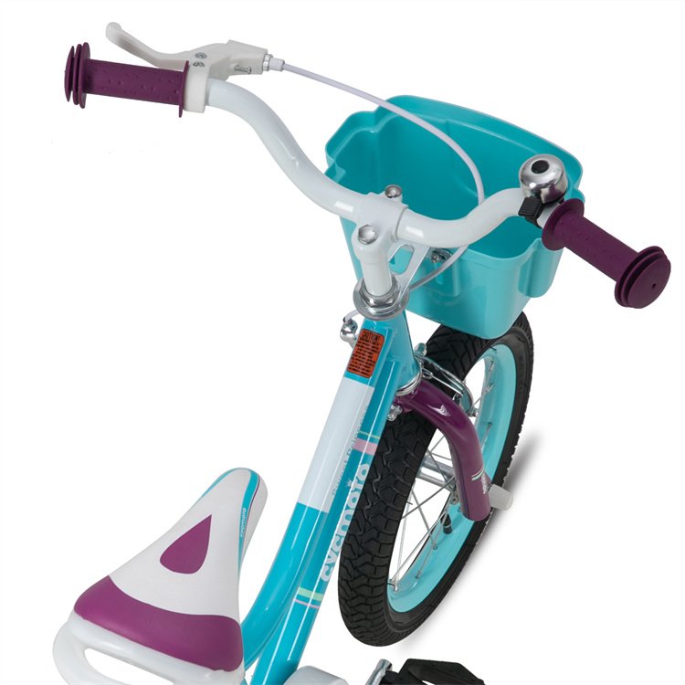 Custom Custom Steel Frame 14" 16" Girls Cycle Caliper Brake pink Bike for Kids 5 6 7 Years Old