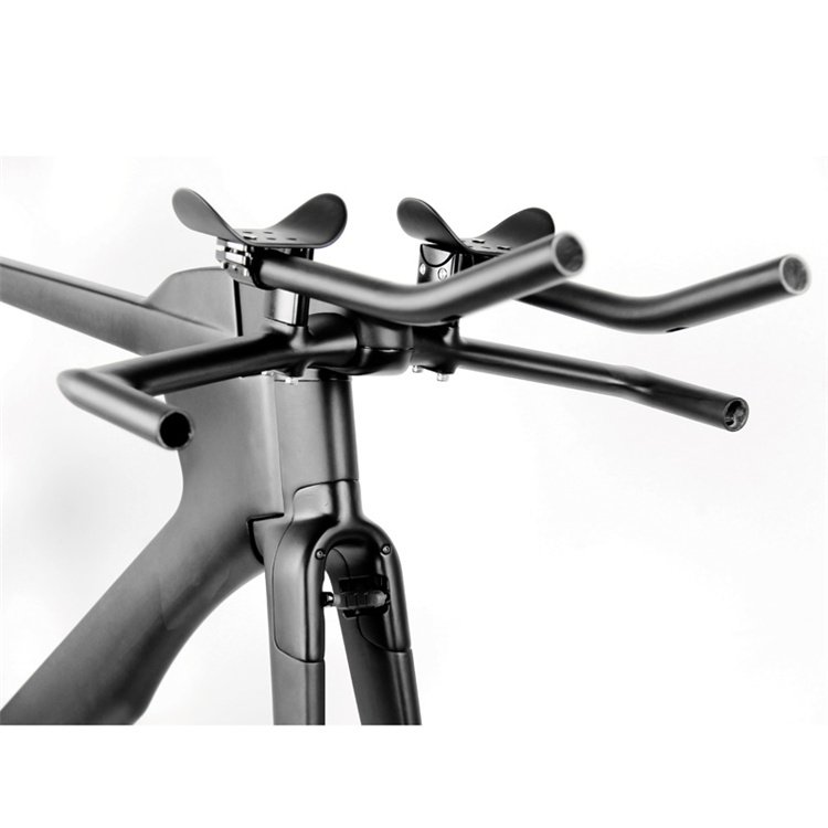OEM Integrated Frame Aerodynamic Triathlon Carbon Frame TT Carbon Frame Only 1.8KG