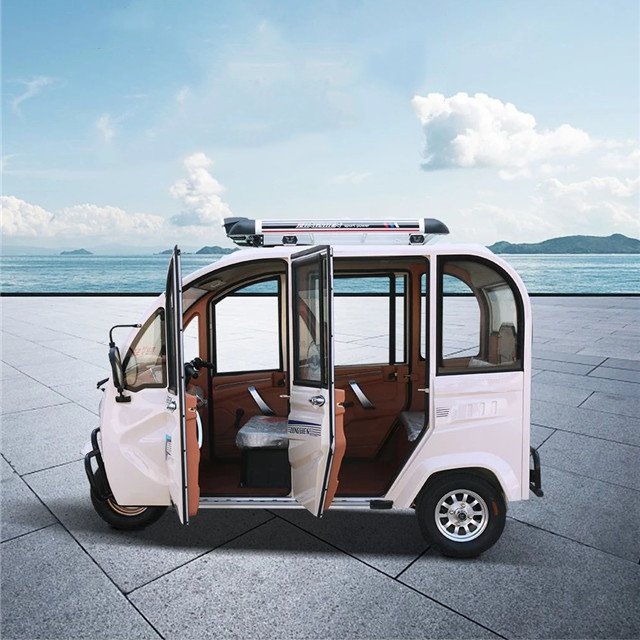 Electric Bajaj 60v Taxi Trike Open-Body 3-Wheel Passenger Motorcycle Tricycle