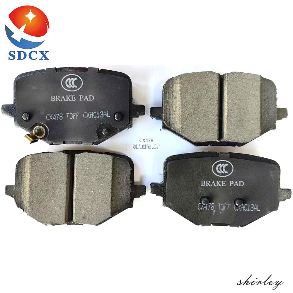 SDCX CX478 Brake Systems Manufacturer Auto Car Parts Ceramic Brake Pads for Buick Century