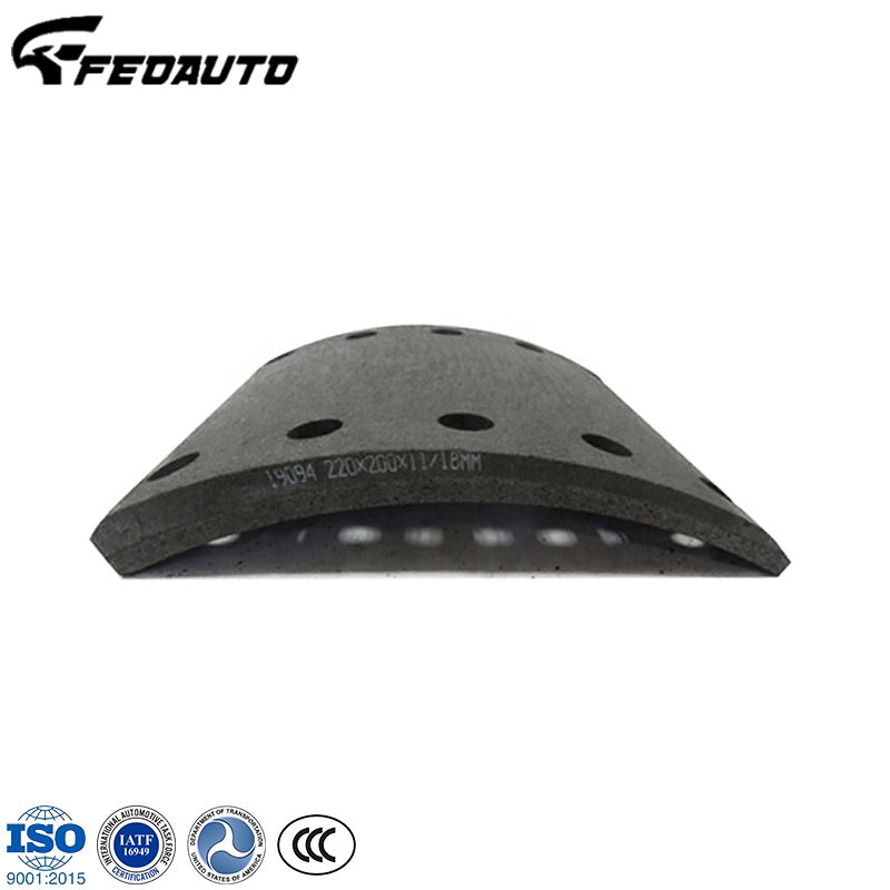 19094 BC/37/1 BC/97/1 Trailer Rear Axle Drum Brake Lining 10 Holes Brake Linings
