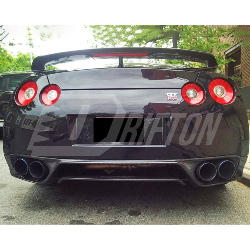MY12 OEM Style Rear Under Diffuser With Brake Light for Nissan R35 GTR Body Kit