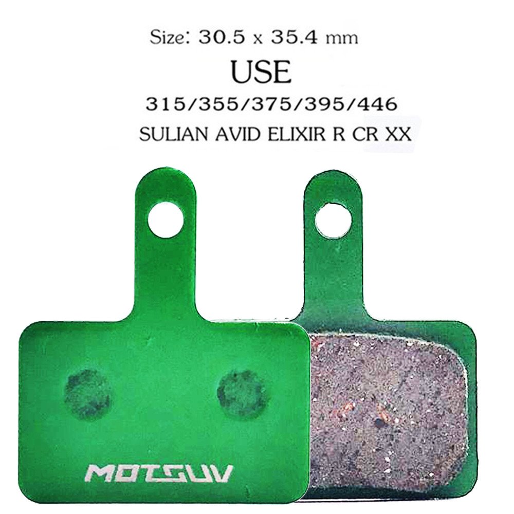 Bicycle Disc Brake Pads 4 Pairs MTB Bike Copper Semi Metal Resin/ceramic/alloy Hydraulic Disc Brake Pads Bicycle Parts